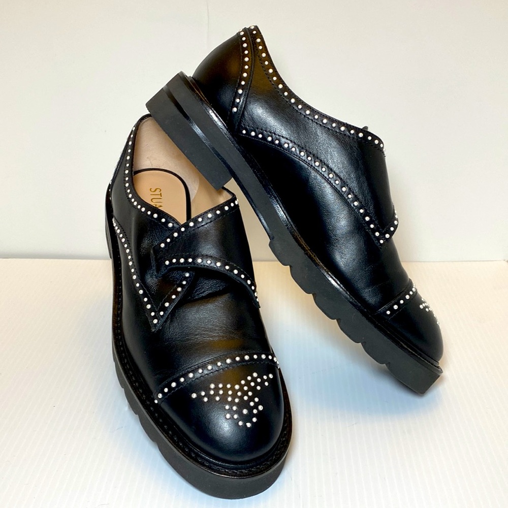 Stuart Weitzman Jackson Lift Leather Loafer